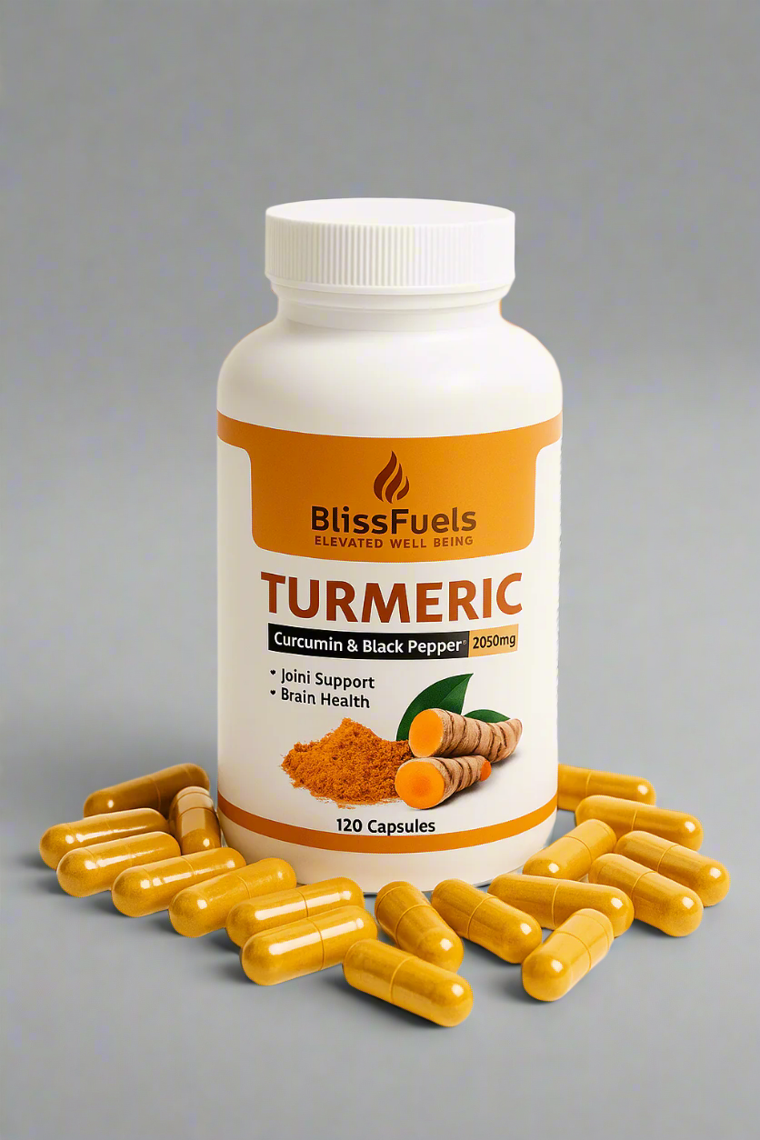 Turmeric Capsules with Black Pepper – Joint & Inflammation Support