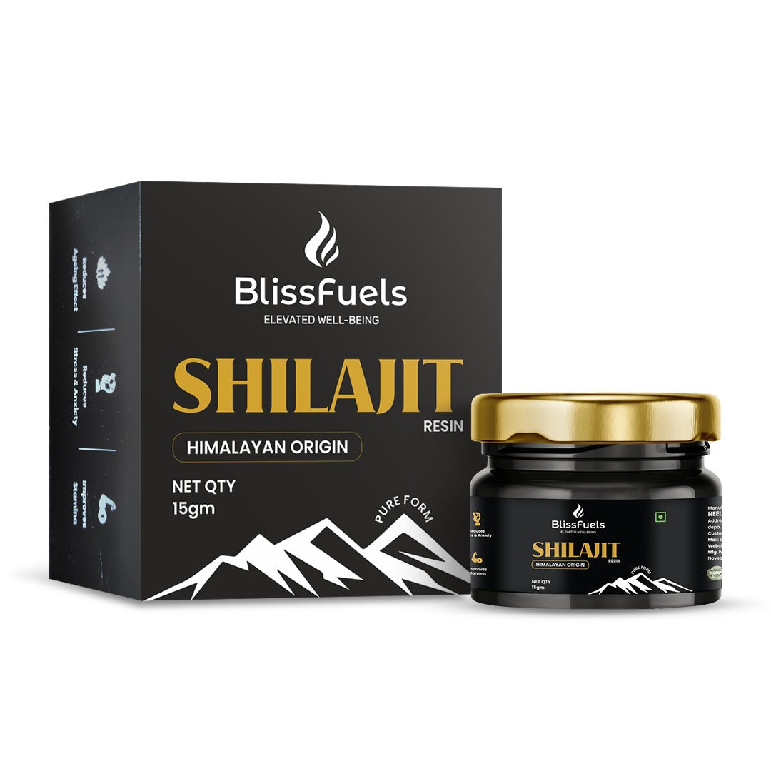 BlissFuels Shilajit Resin — Pure Himalayan Origin, 15g