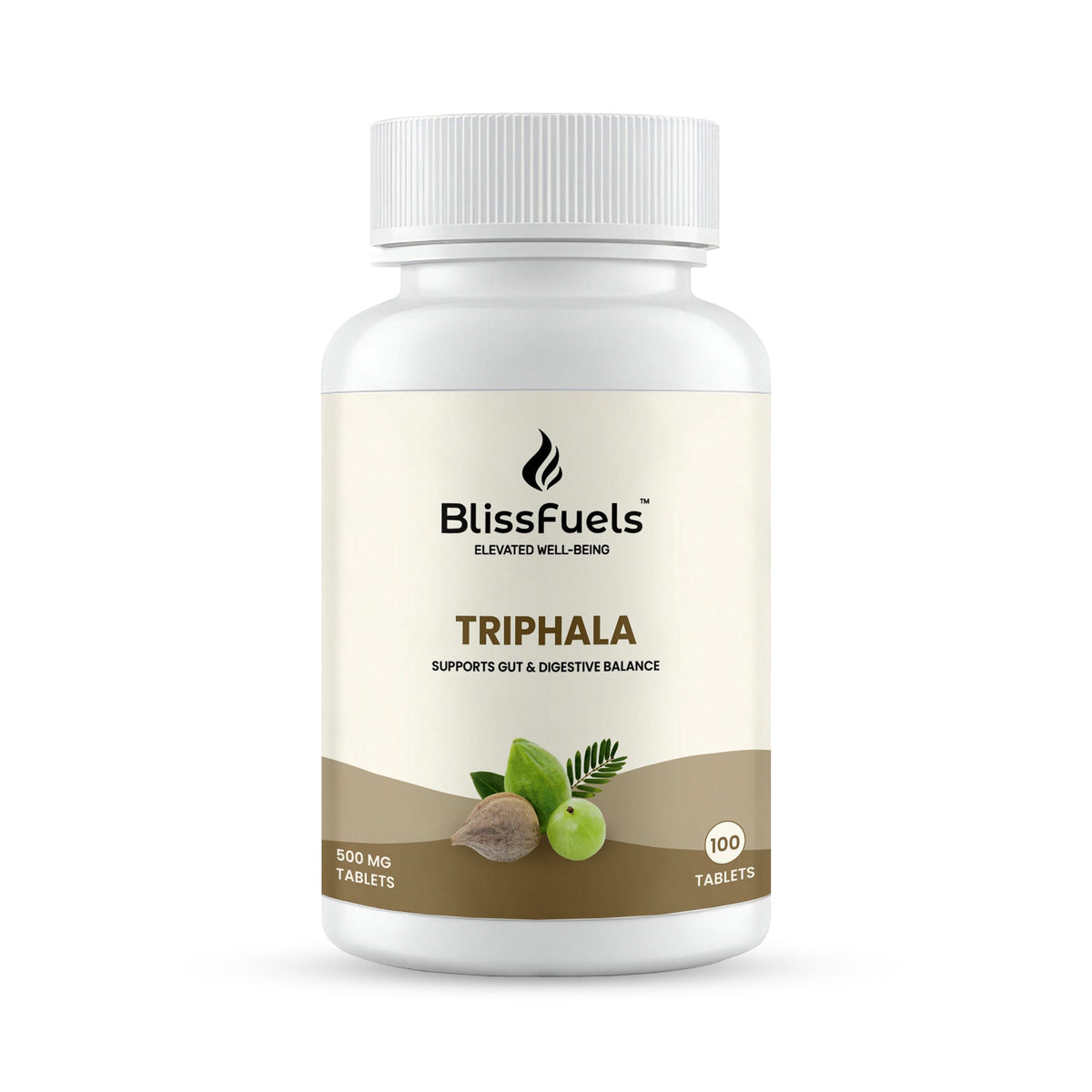 BlissFuels Triphala Tablets — 500mg, 100 tablets