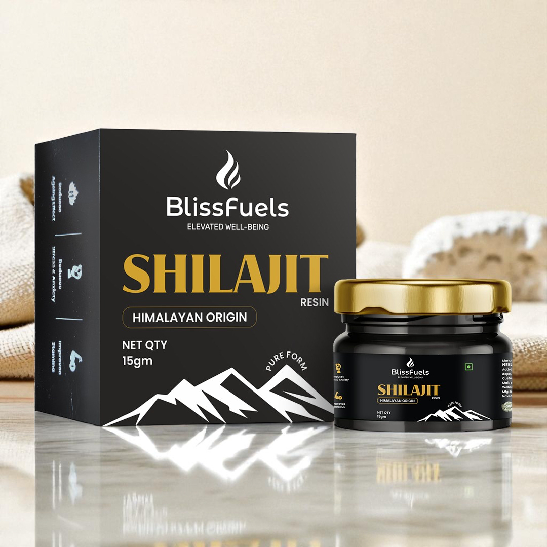 BlissFuels™ Men’s Vitality Bundle – Shilajit Resin + Ashwagandha Tablets + Moringa Tablets